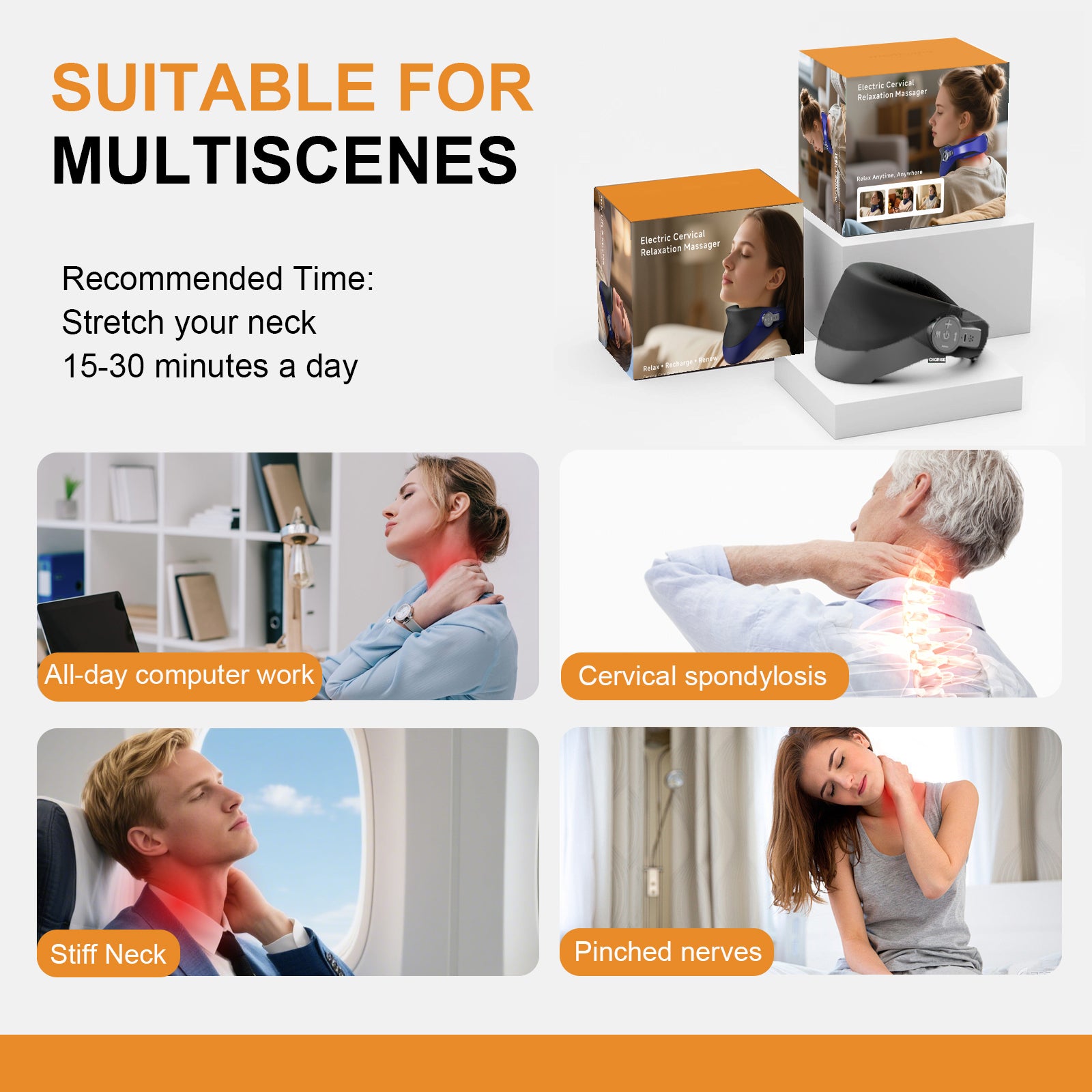 Cervical Traction Device for Neck Pain Relief