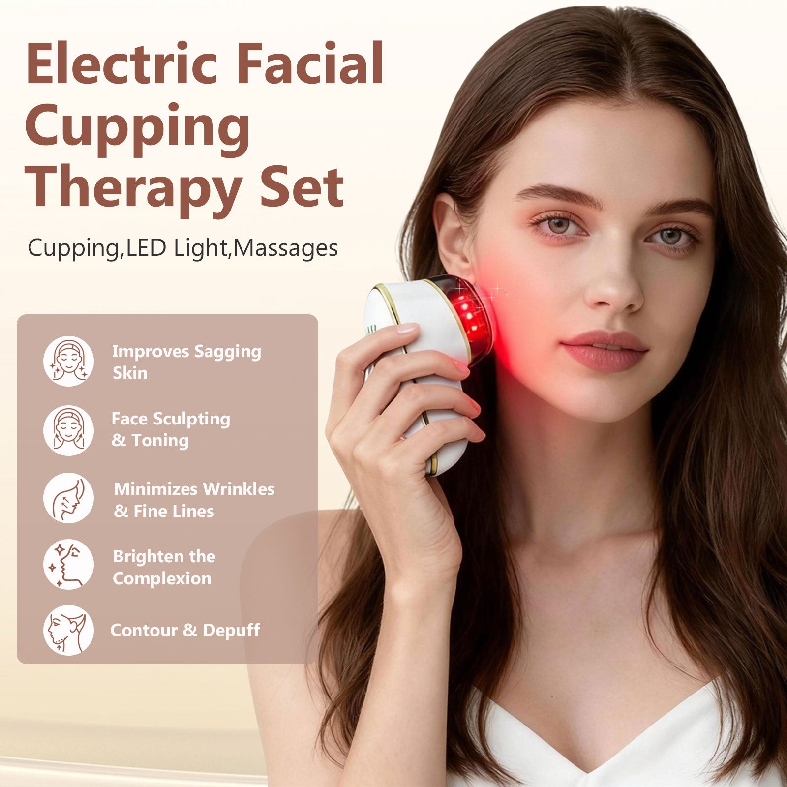 Electric Facial Cupping Therapy Sets