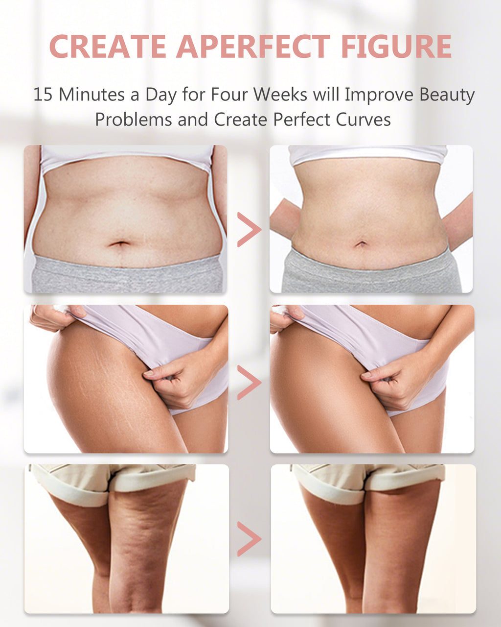 Upgraded Cellulite Massager 4 in 1 Stretch Marks Remover Body Beauty Machine