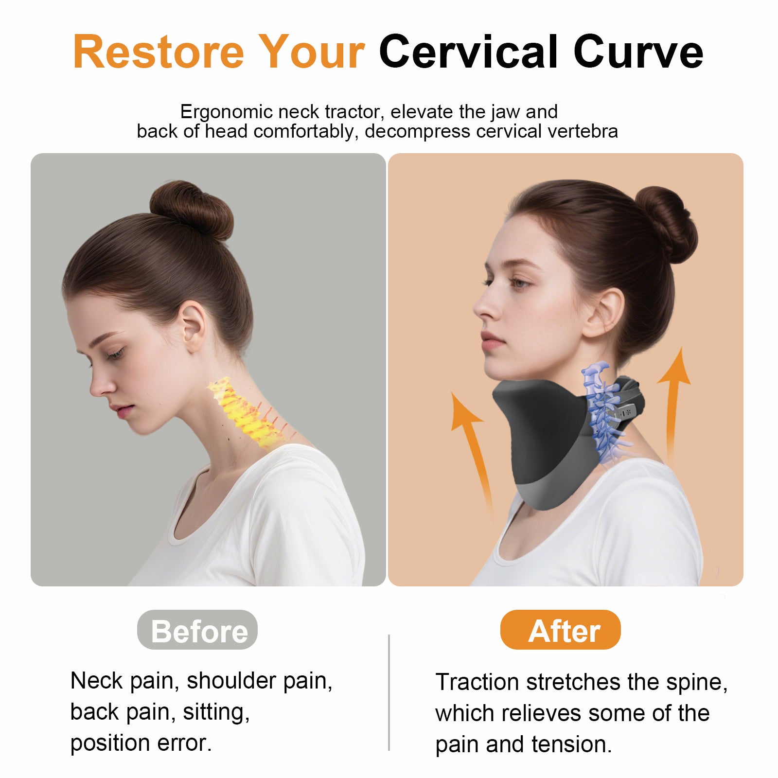 Cervical Traction Device for Neck Pain Relief