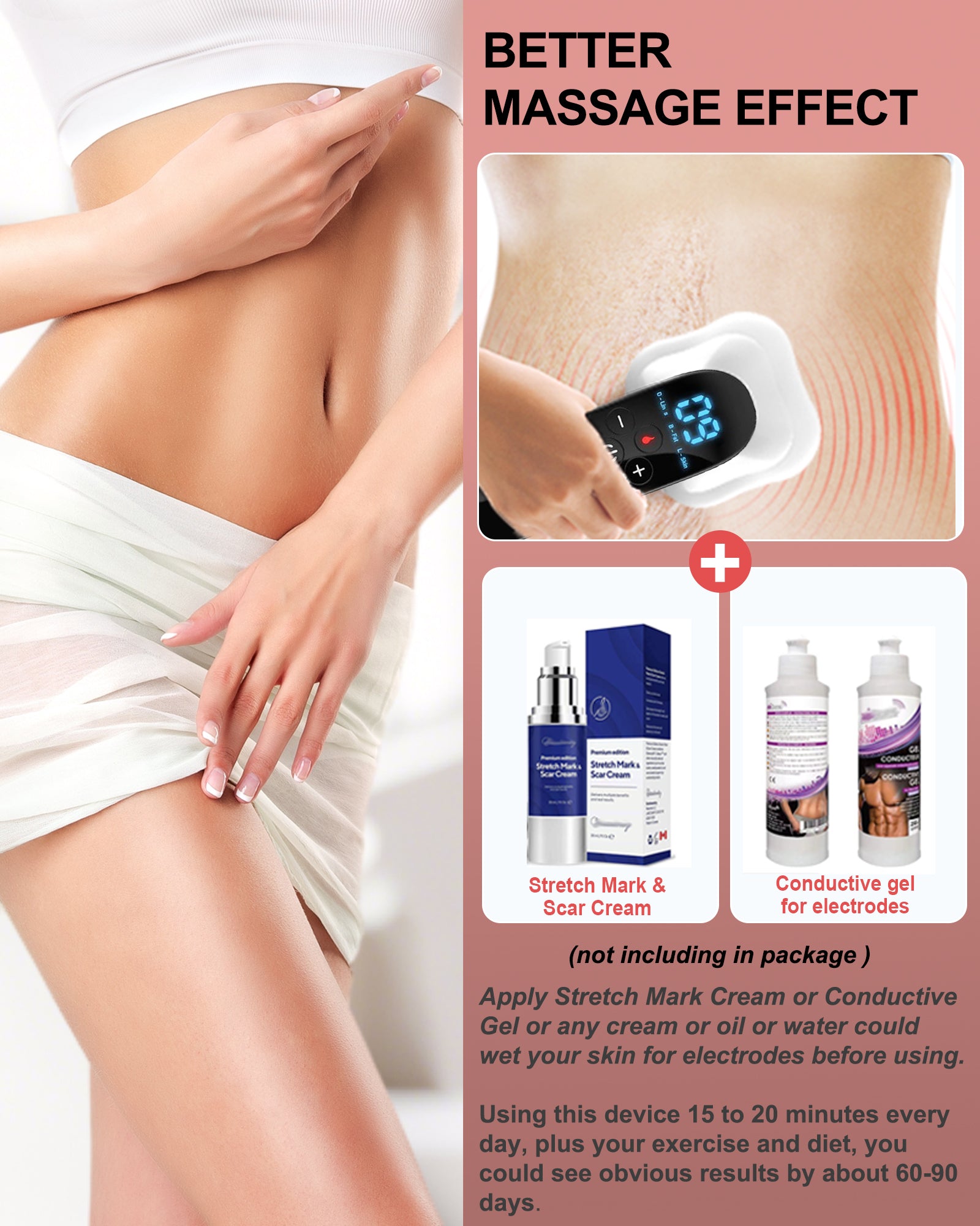 Upgraded Cellulite Massager 4 in 1 Stretch Marks Remover Body Beauty Machine