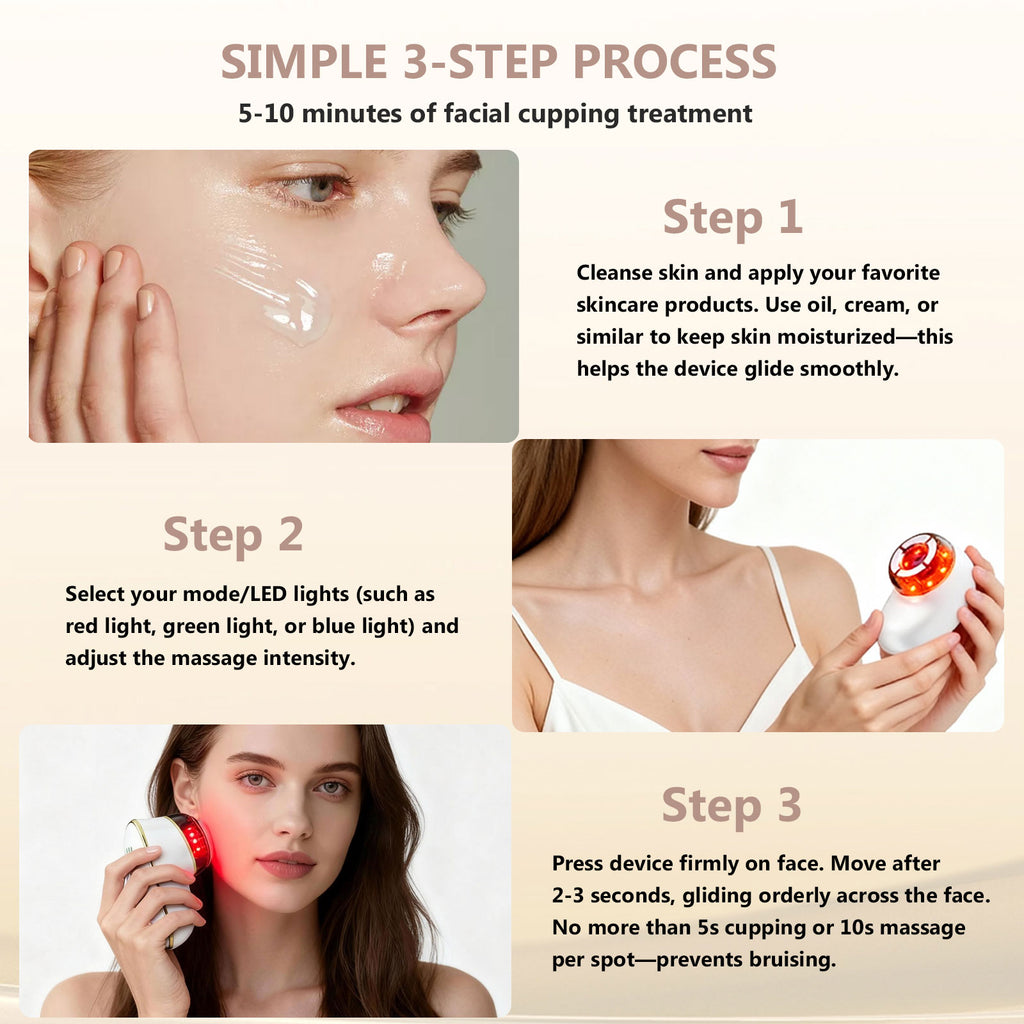 Electric Facial Cupping Therapy Sets