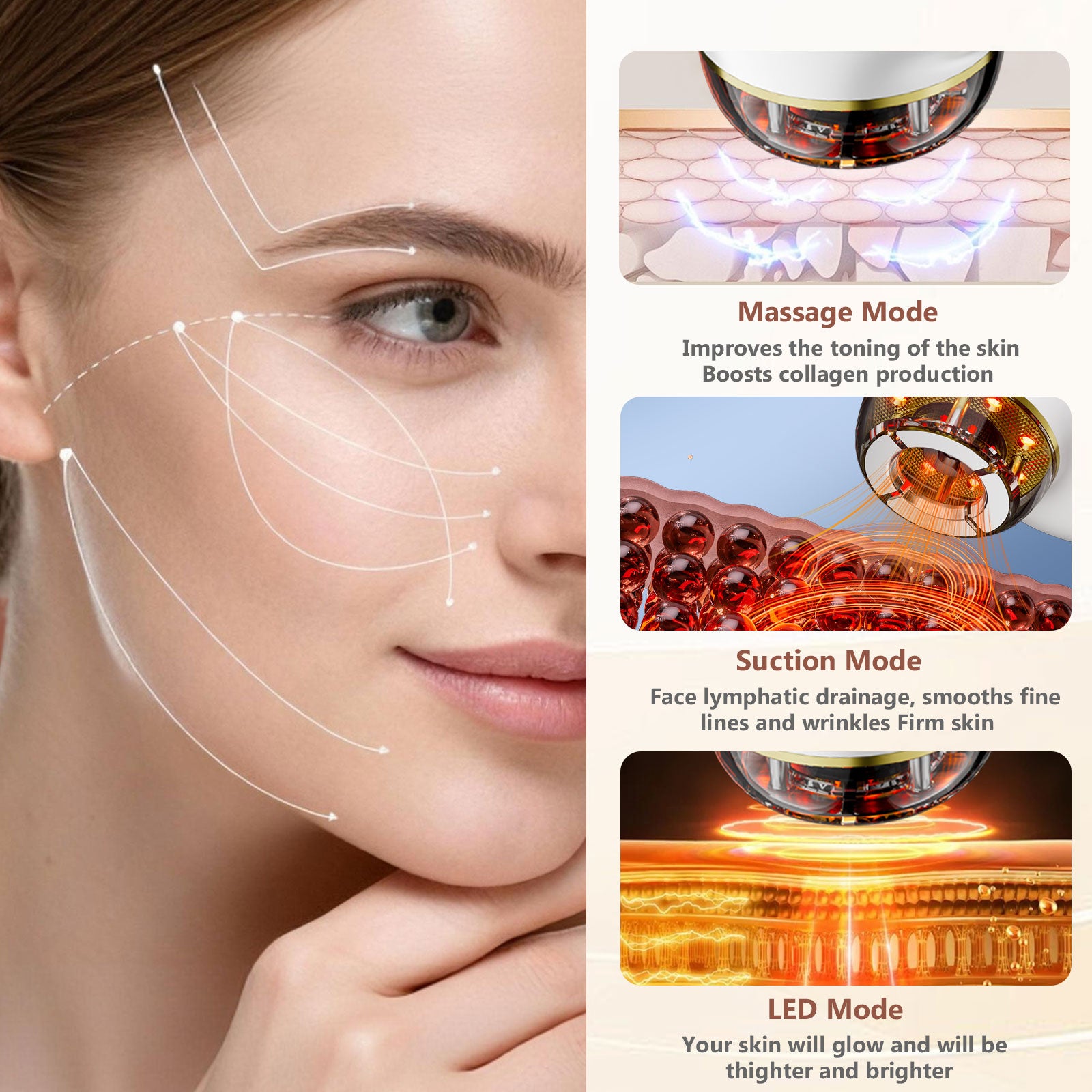 Electric Facial Cupping Therapy Sets